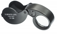 Illuminated 10X 25mm Magnifier Loupe