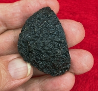 Indochinite Tektite, Glass From Space In Acrylic Display Case
